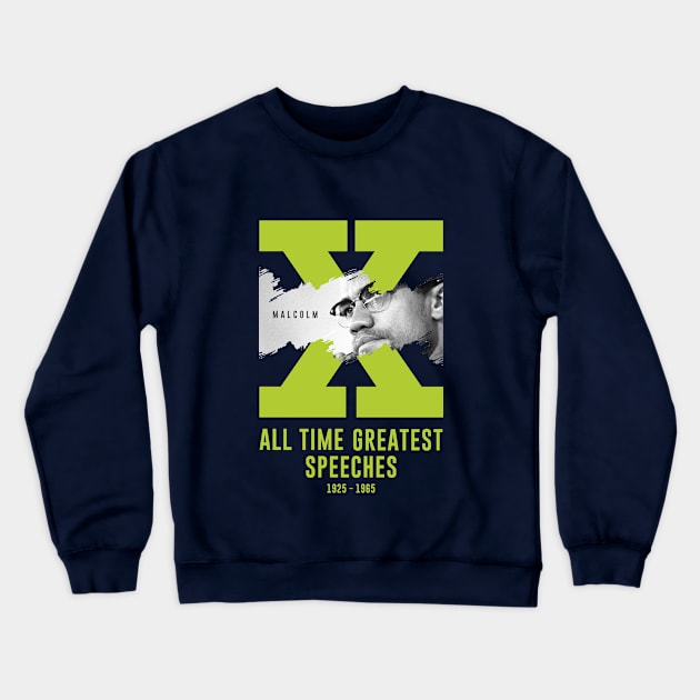 Malcolm X day Crewneck Sweatshirt by ZUNAIRA